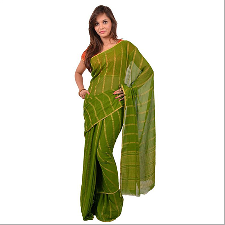 Chiffon Piping Border pattern Chitpallu Saree